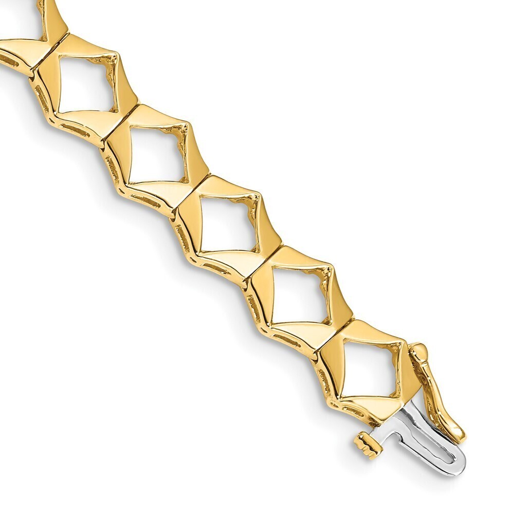 Kazi Luxury 14k Holds 19 up to 3.25mm Stones, Add-a-Diamond Tennis Bracelet
